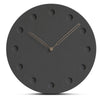 horloge scandinave noir creuse