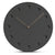 horloge scandinave noir creuse