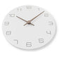 horloge bois blanc