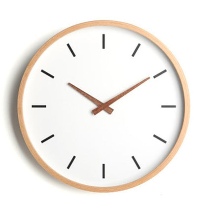 horloge blanche scandinave