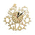 horloge bois chimiste