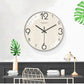 Horloge Murale Bois et Verre Scandinave Blanche Temps des Horloges