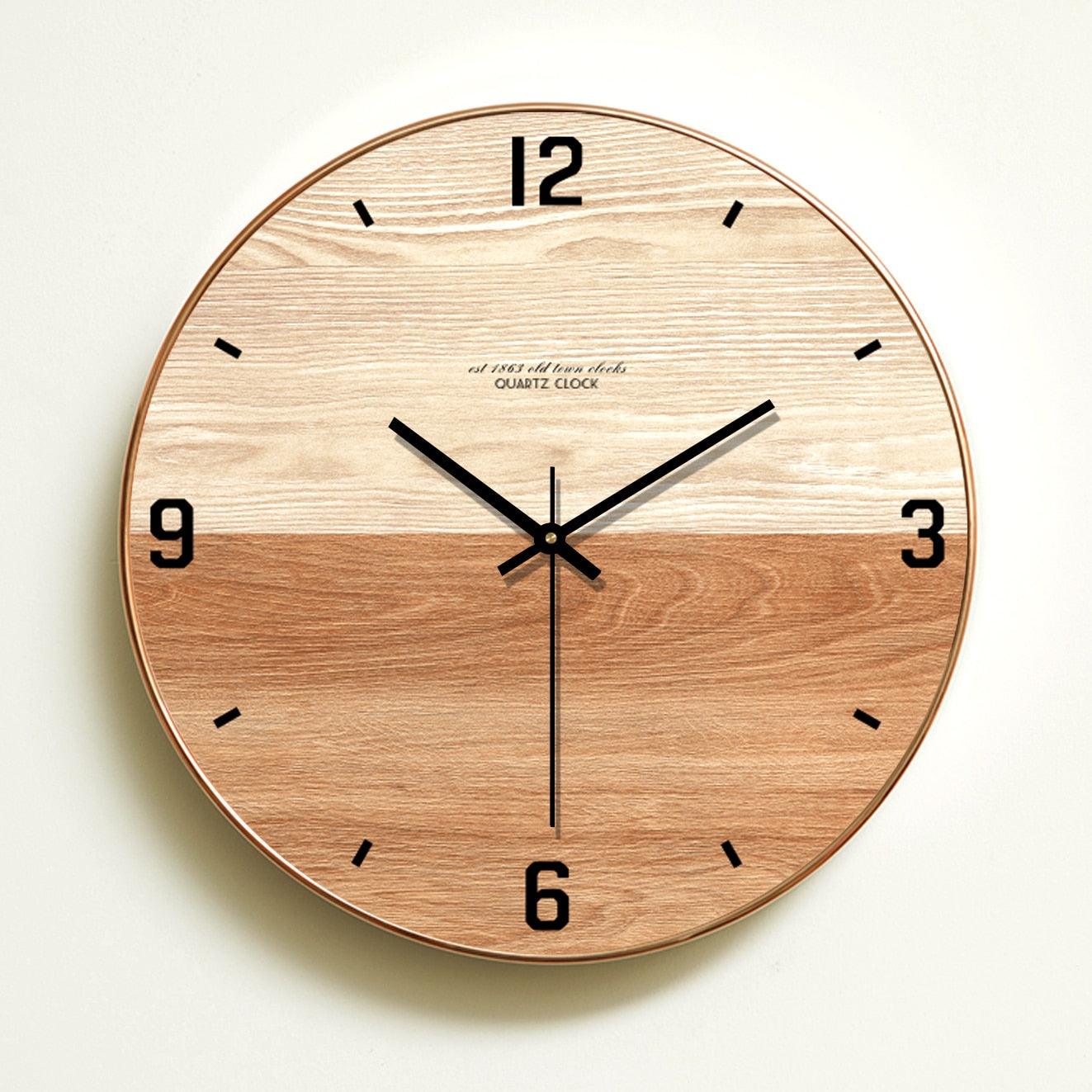 horloge en bois 1