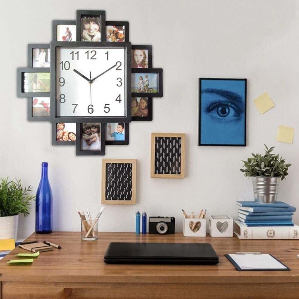 horloge cadre photo