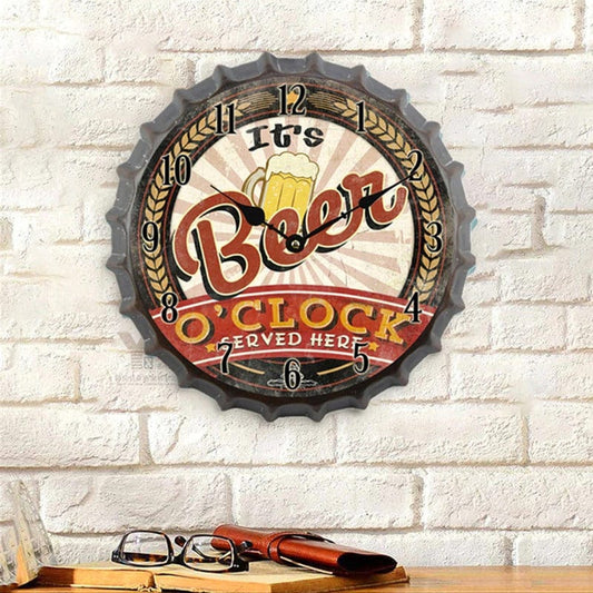 horloge capsule de biere