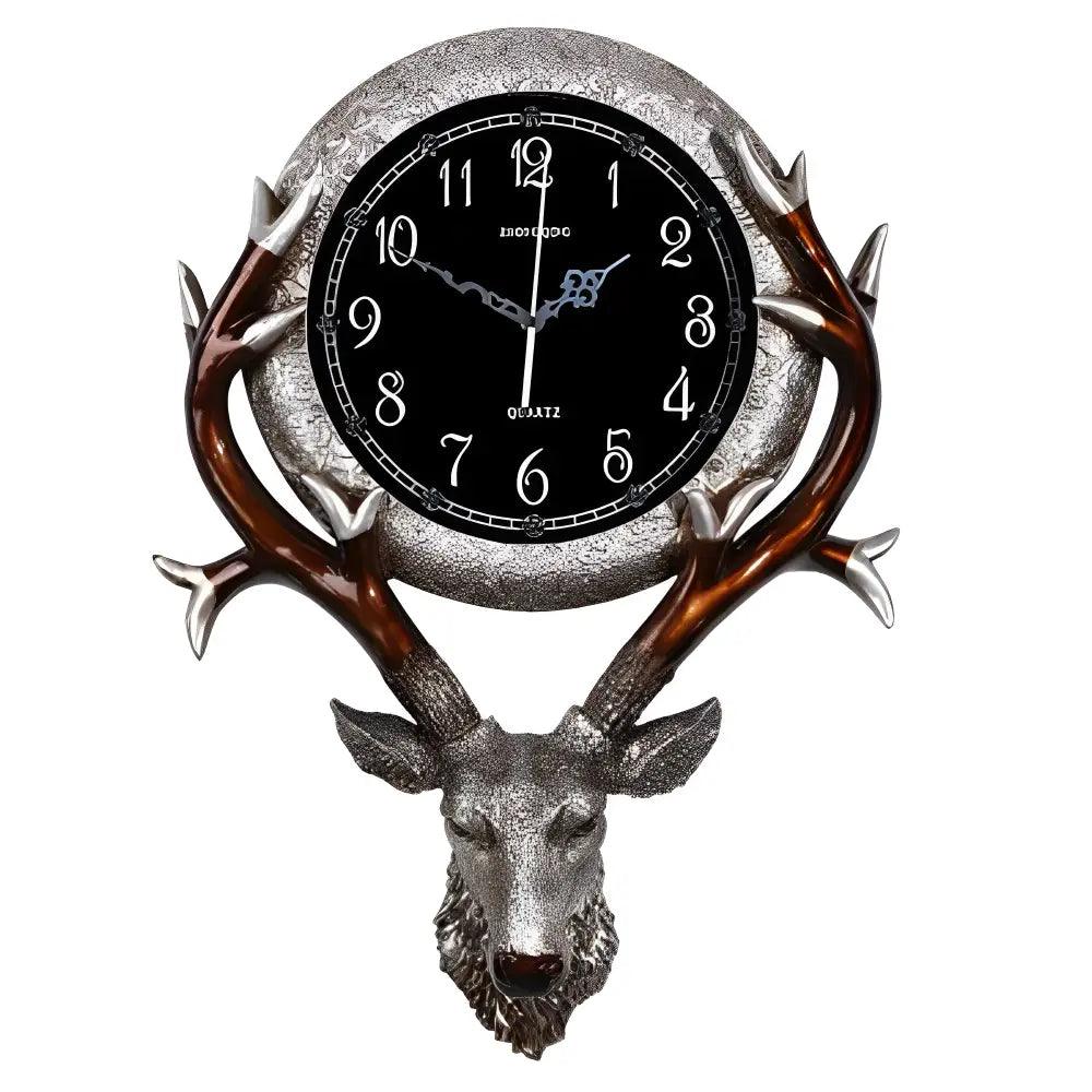 horloge tete de cerf