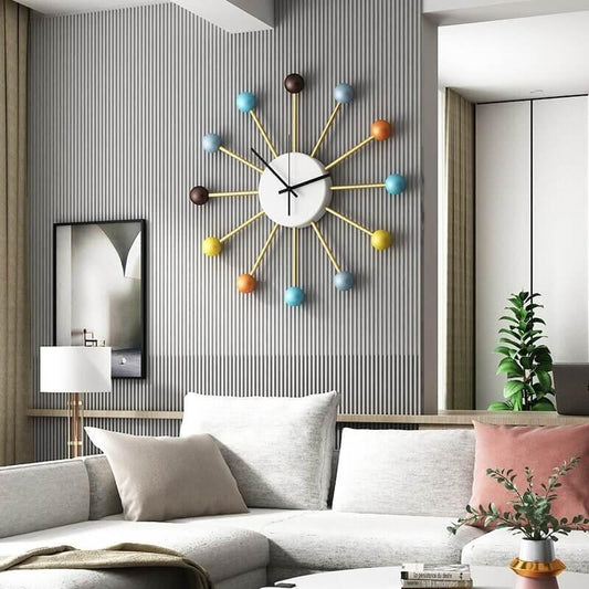 horloge design coloree