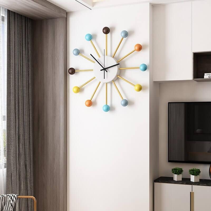 horloge design coloree