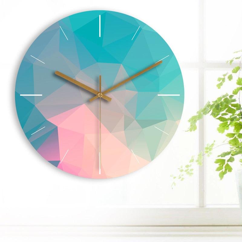 horloge scandinave coloree