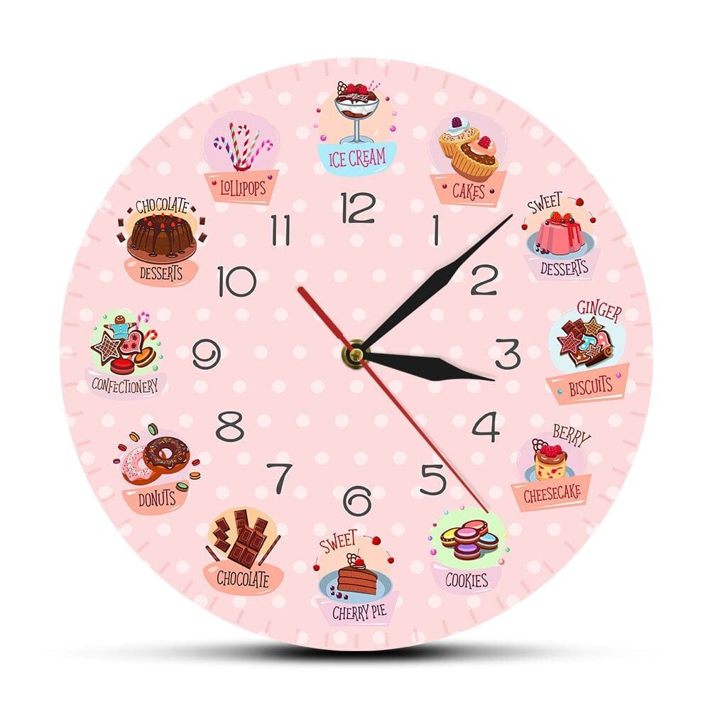 horloge cuisine animee