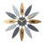 horloge design nordique bleu