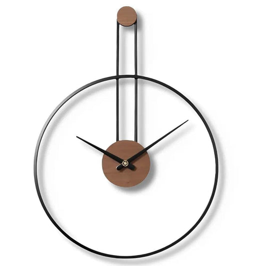 horloge en metal moderne