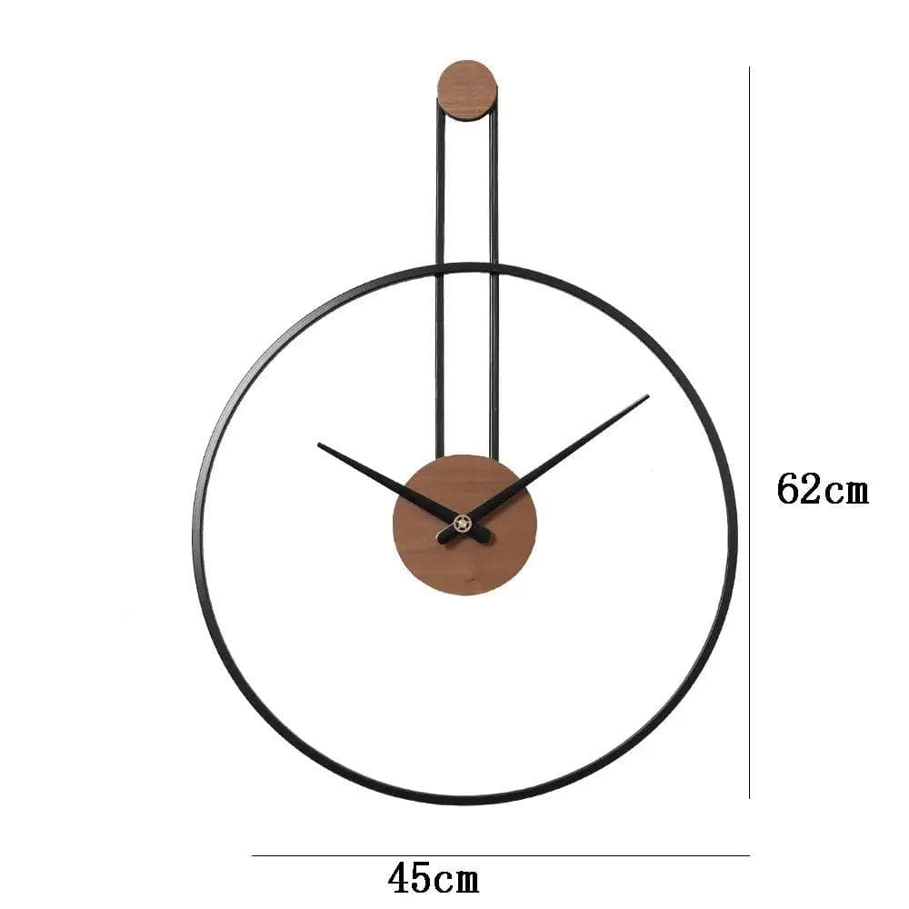 horloge en metal moderne