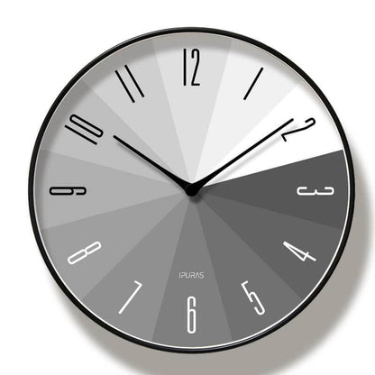 horloge design grise