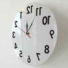 horloge inversee design