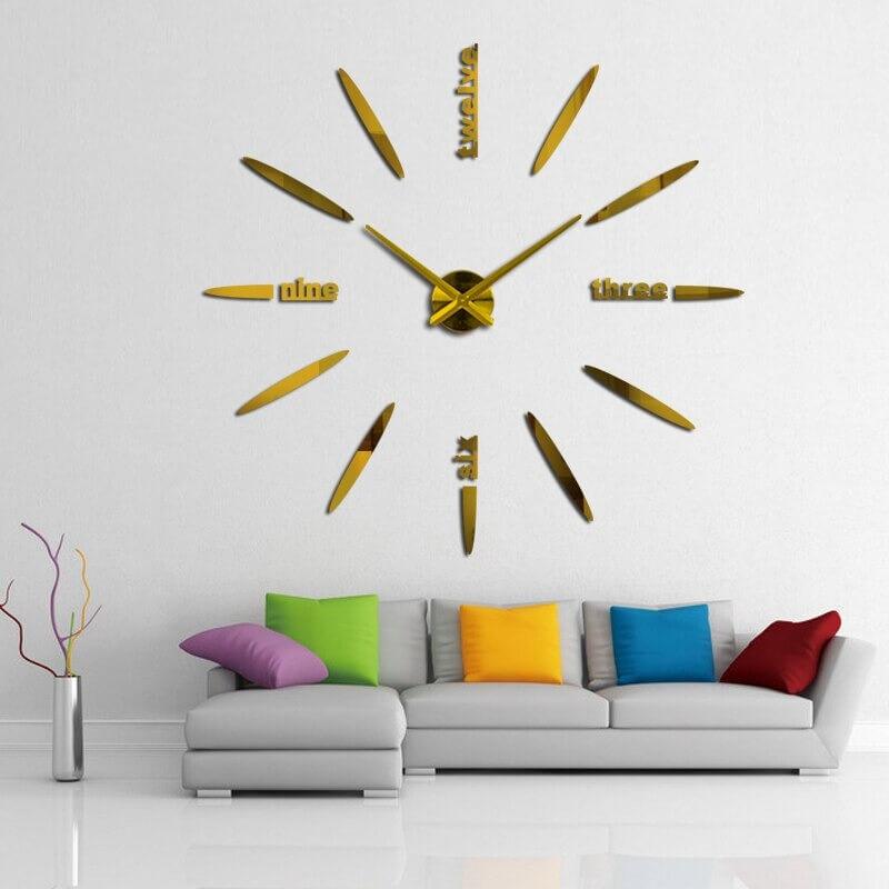 horloge design lettre