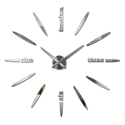 horloge design lettre