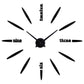 horloge design lettre