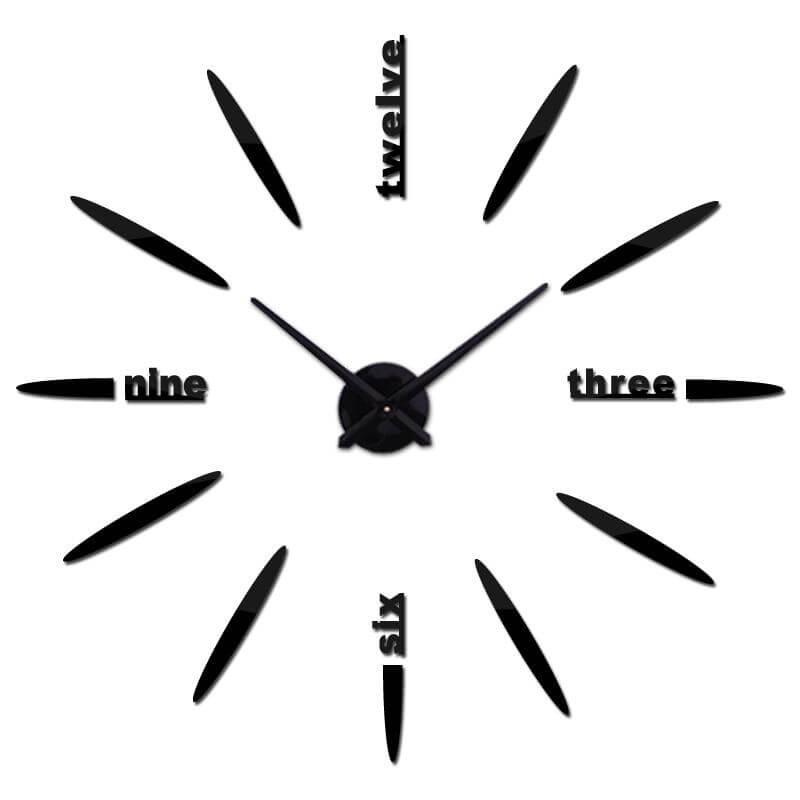 horloge design lettre