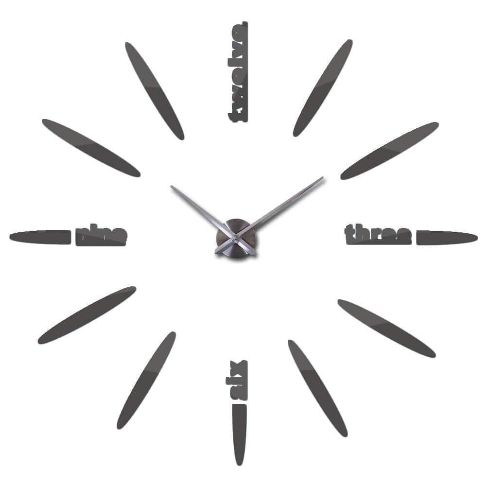 horloge design lettre