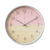 horloge design en bois rose