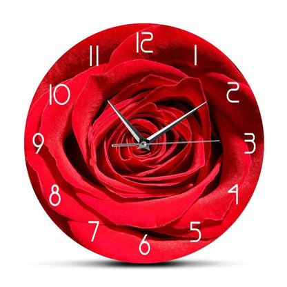 horloge design rouge