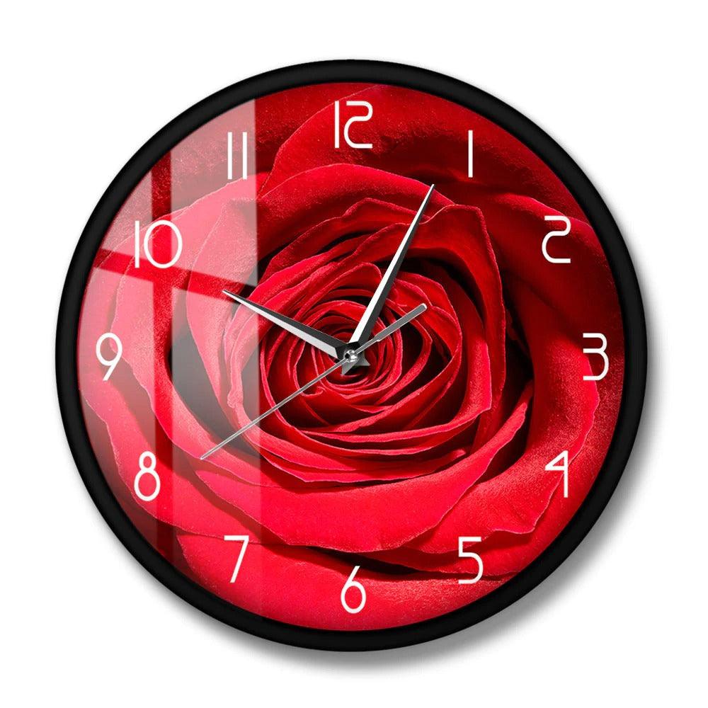 horloge design rouge