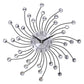 horloge design argent