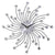 horloge design argent
