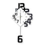 horloge design avec balancier