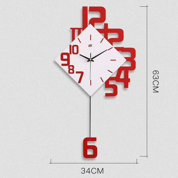 horloge design avec balancier