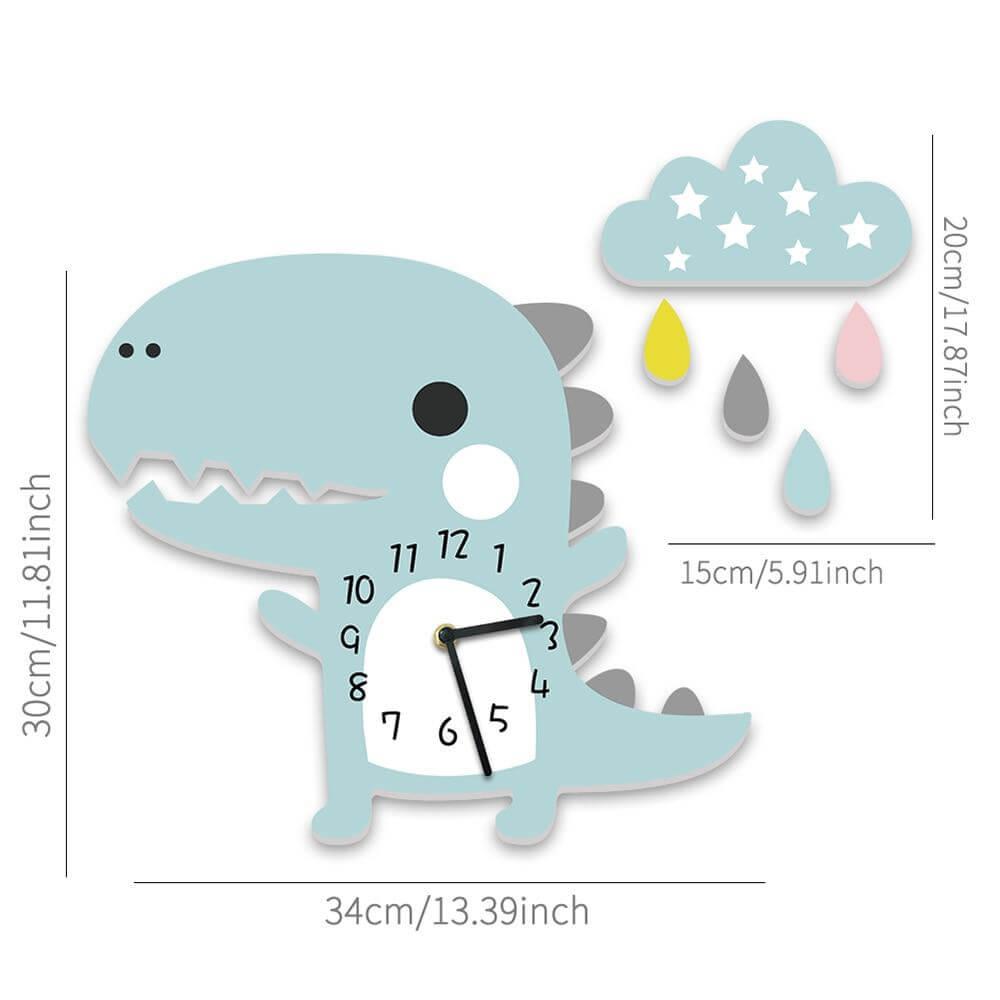 horloge enfant dinosaure