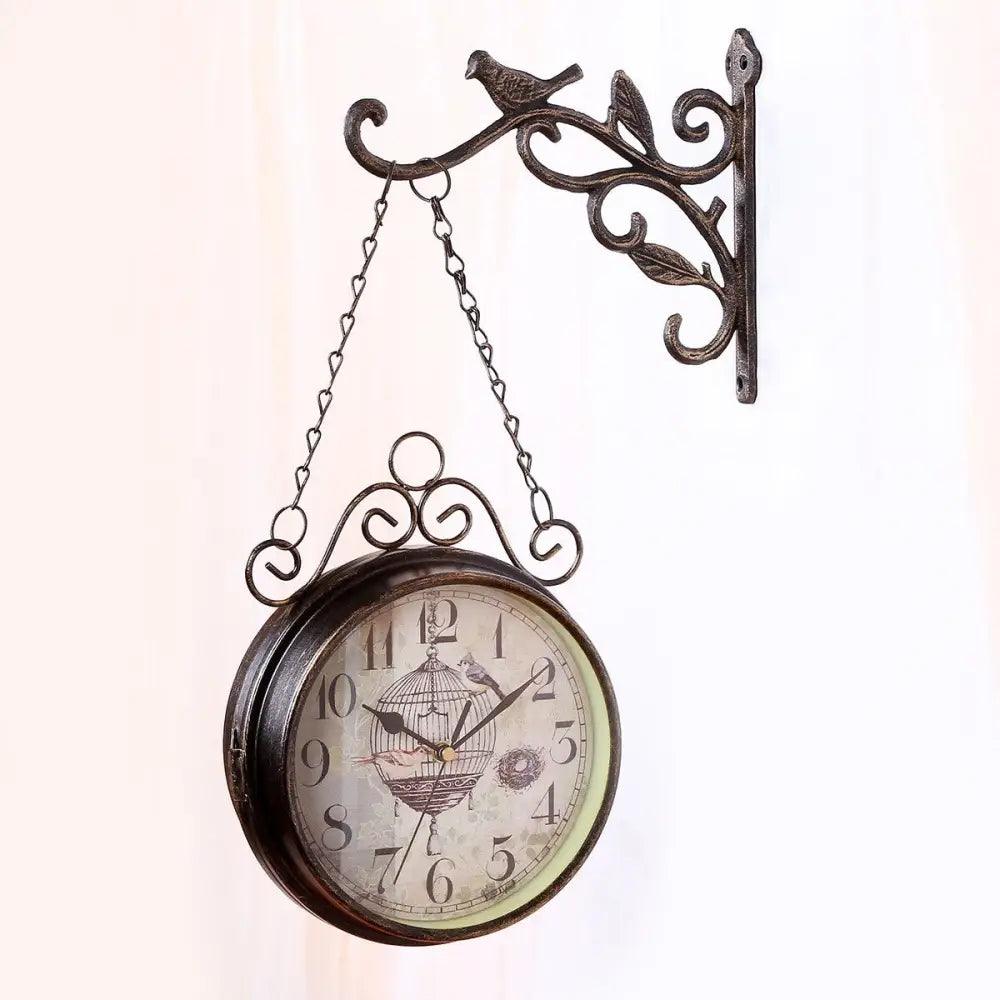 horloge double face ancienne