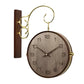 horloge suspendue en bois