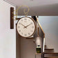 horloge suspendue en bois