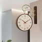 horloge suspendue en bois