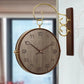 horloge suspendue en bois