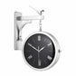 horloge double face moderne