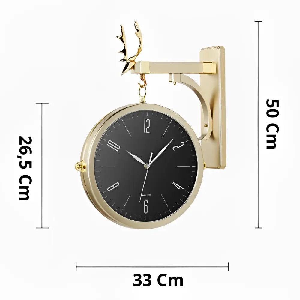 horloge double face moderne