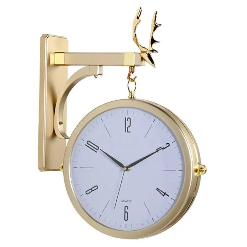 horloge double face moderne