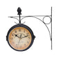 horloge de gare double face