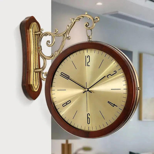 horloge double face vintage