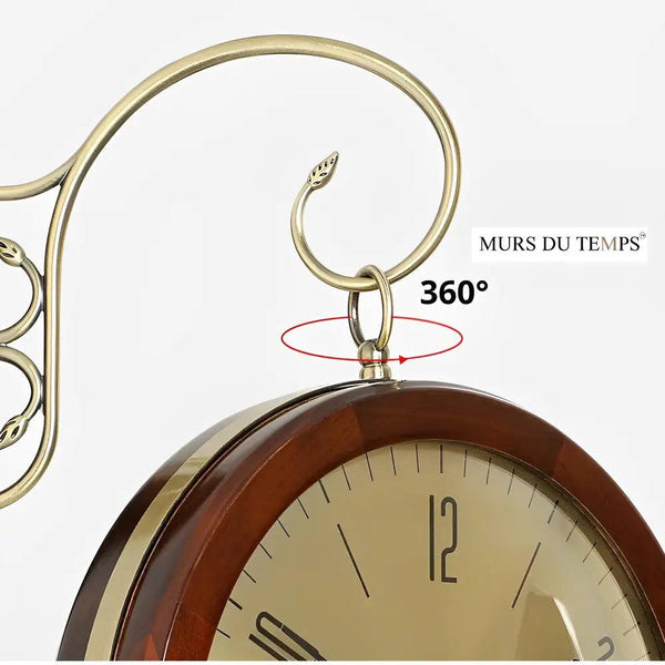 horloge double face vintage