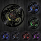 horloge vinyle dragon led