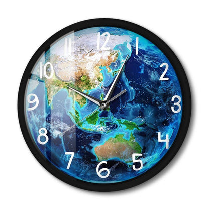 horloge globe terrestre