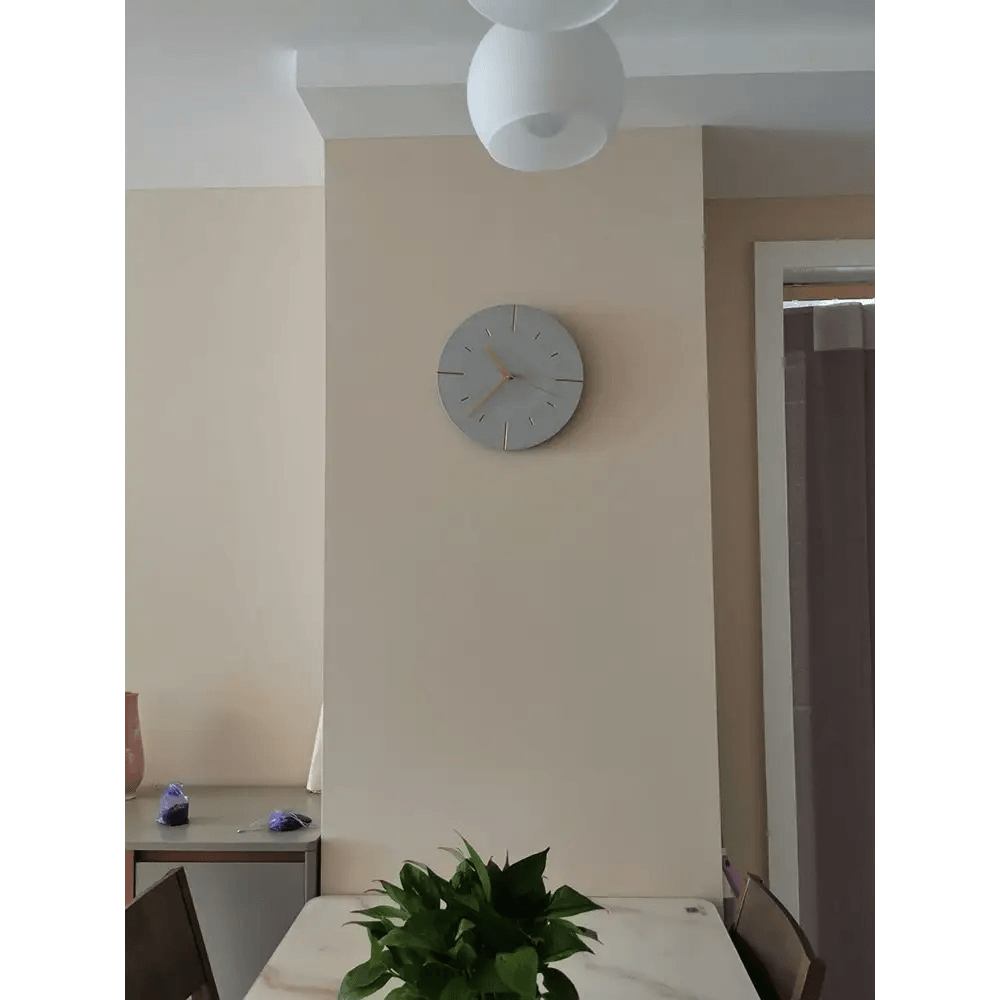 horloge imitation ciment