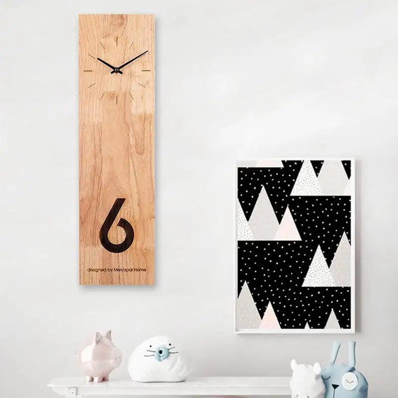 horloge bambou