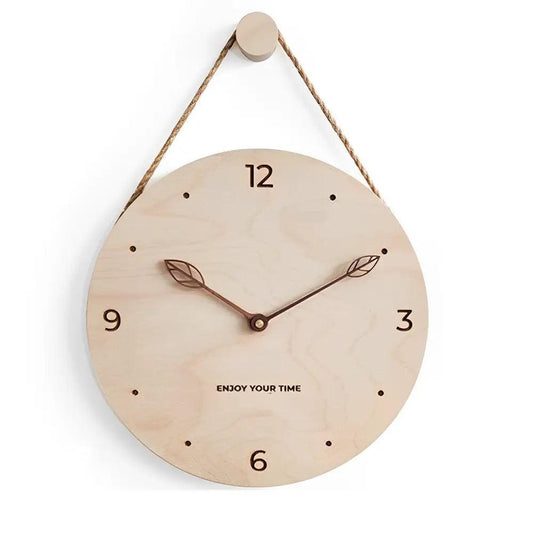 horloge en bois de bouleau