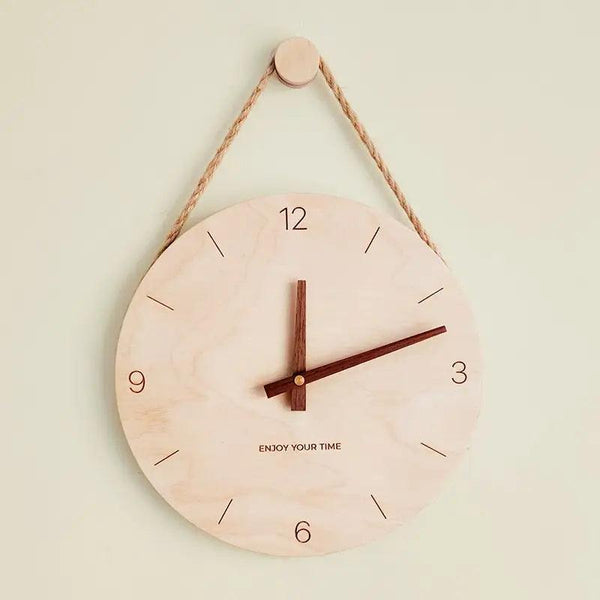 horloge en bois de bouleau
