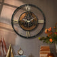 horloge bois et metal